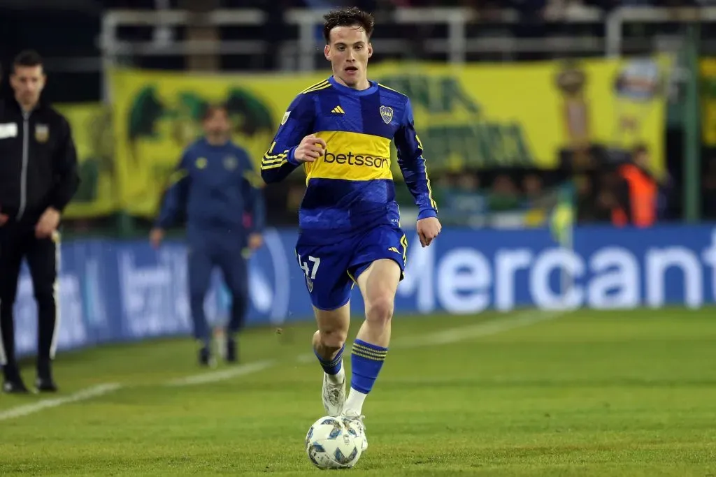Jabes Saralegui en Boca (Getty Images)