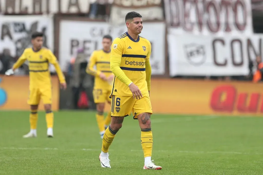 Marcos Rojo antes de la llegada de Gago a Boca (Getty Images)