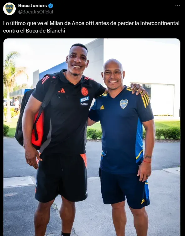 La broma de Boca en Twitter. (Captura)