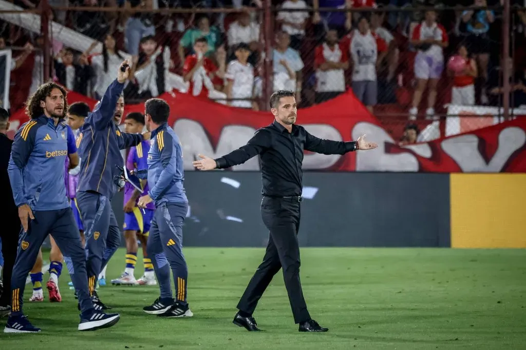 Fernando Gago en el Huracán-Boca. (Imago)