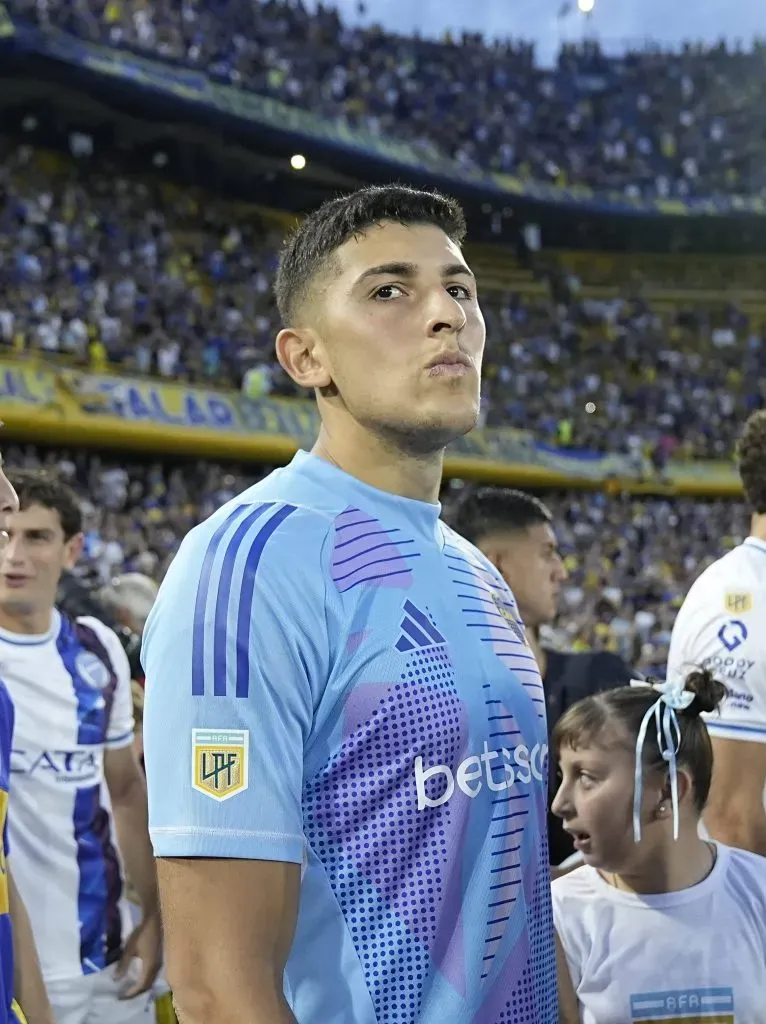 ¿Leandro Brey sale del arco de Boca? (IMAGO)