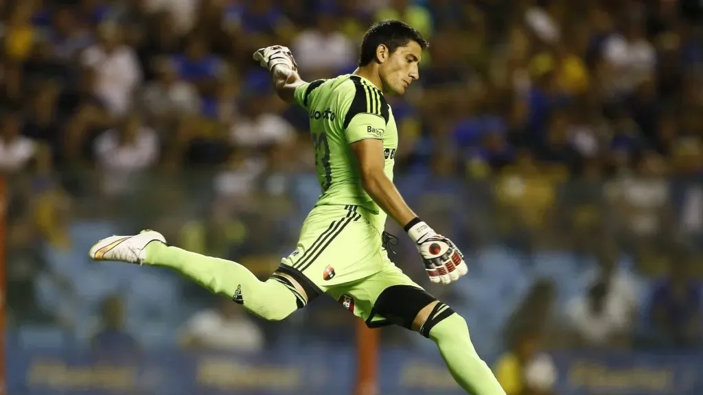 D’Angelo visitó La Bombonera en 2016 atajando para Newell’s. (Imago)