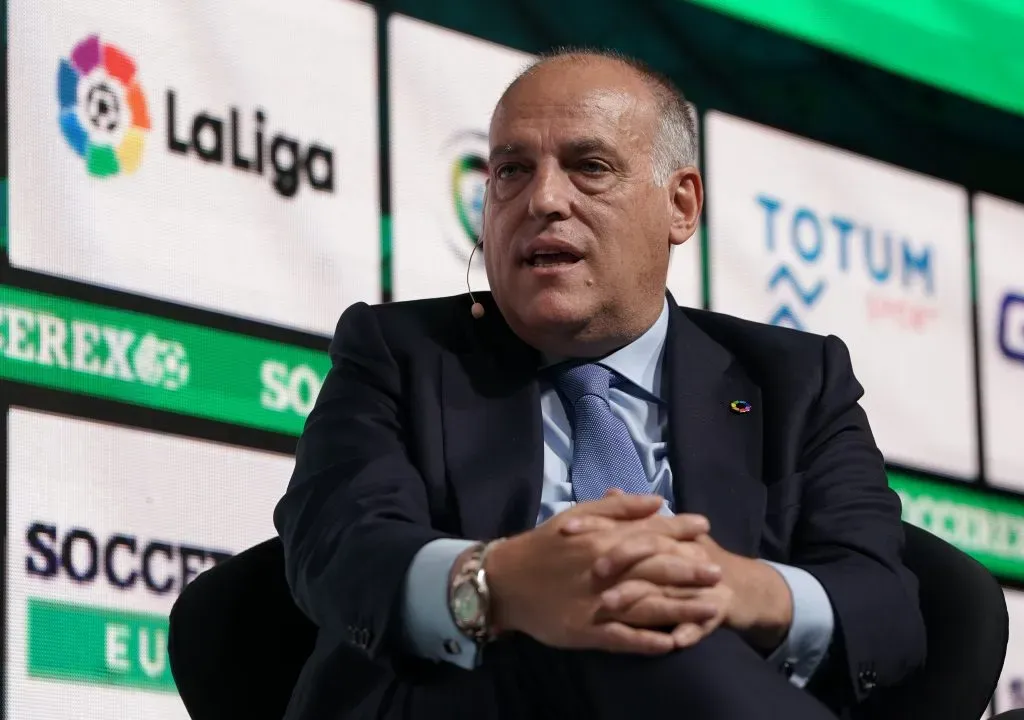 Javier Tebas, presidente de La Liga de España (Getty Images)