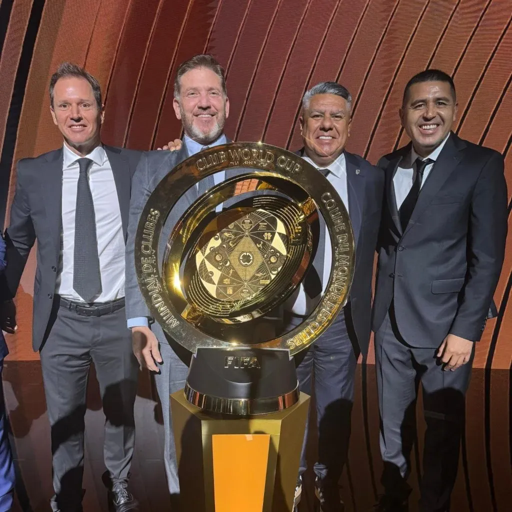 Riquelme en la foto viral.