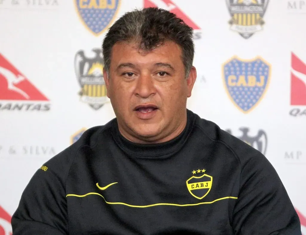 Claudio Borghi en su paso por Boca que solo duró 6 meses. (Getty).
