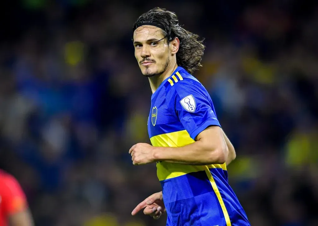 Edinson Cavani en Boca (Getty Images)