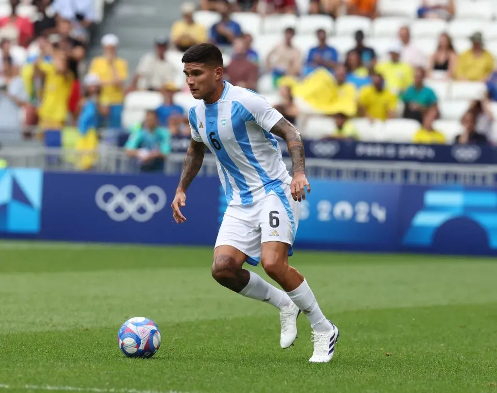 Bruno Amione en la Selección Argentina Sub 23 (Getty Images)