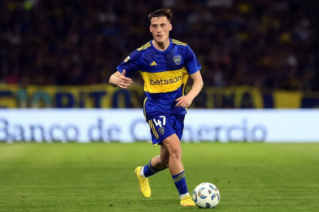 Jabes Saralegui en Boca (Getty Images)
