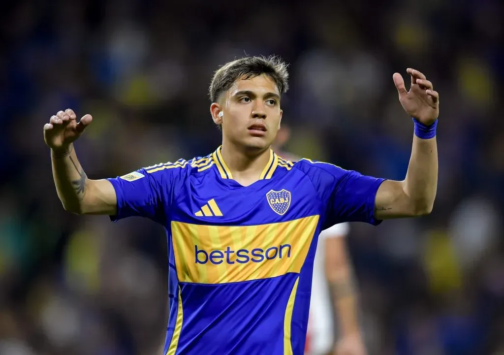 Exequiel Zeballos en Boca (Getty Images)