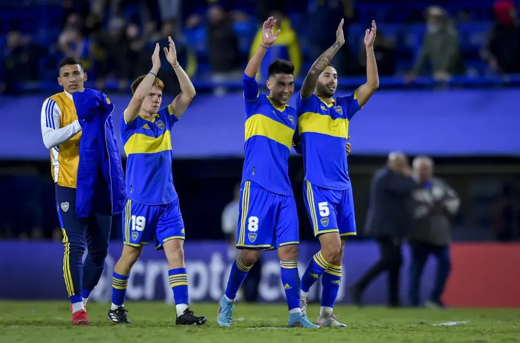 El mediocampo de Boca en 2023 (Getty Images)