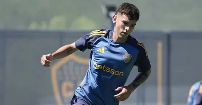 Camilo Rey Domenech, juvenil de Boca (Boca Oficial)