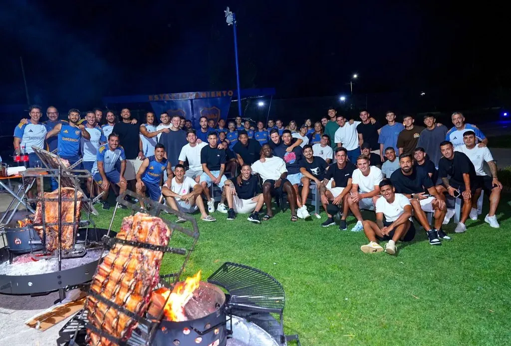 El asado del plantel de Boca Juniors (Boca Juniors Oficial)
