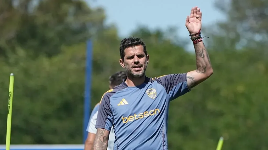 Gago ya piensa en el clásico contra Racing.