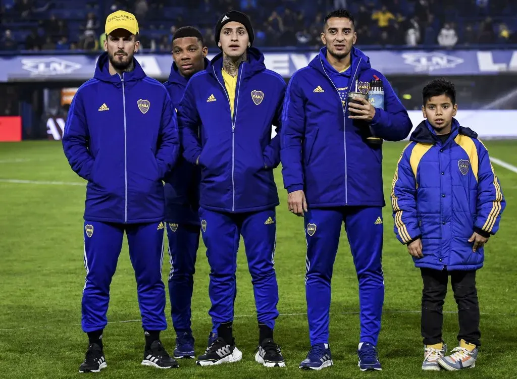 Diego González y Darío Benedetto se reencontraron en Boca. (Getty Images)