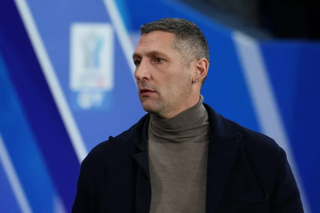Marco Materazzi, maravillado con la cancha de Boca. (Getty)