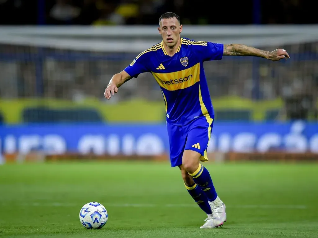 Cristian Lema no tuvo minutos con Boca en 2025 por lesión. (Getty)