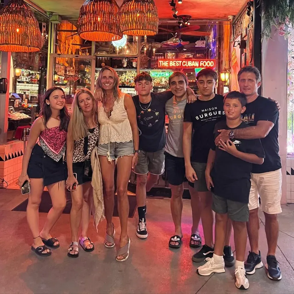 Guillermo disfruta de su familia en Estados Unidos.