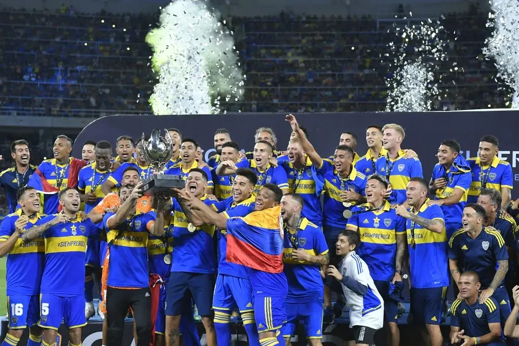 La Supercopa Argentina en 2023, el último título de Boca. Foto: Getty Images