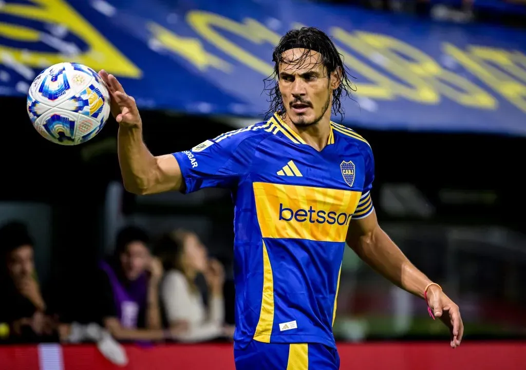 Edinson Cavani en Boca (Getty Images)