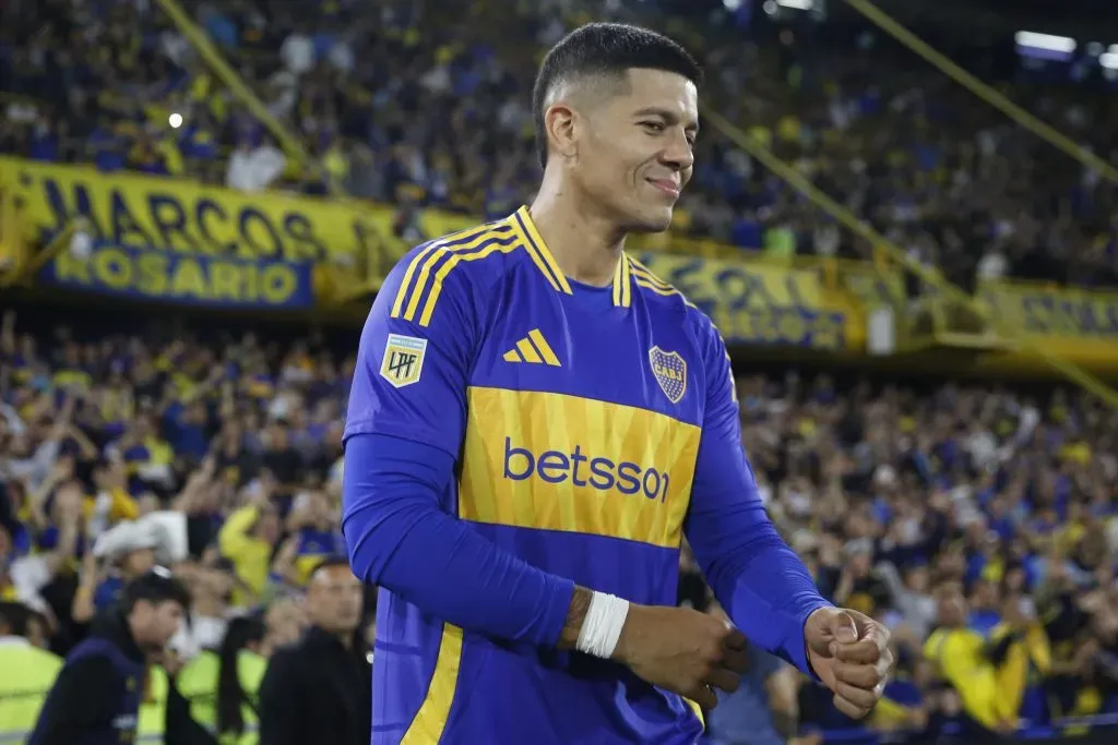 Marcos Rojo dejó una buena imagen en los últimos dos partidos de Boca. (Getty Images)
