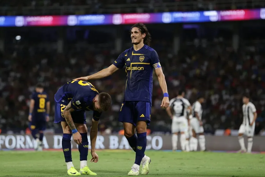 Edinson Cavani en Boca vs. Central Córdoba (Getty Images)