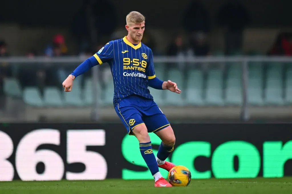 Nicolás Valentini en Hellas Verona (Getty Images)
