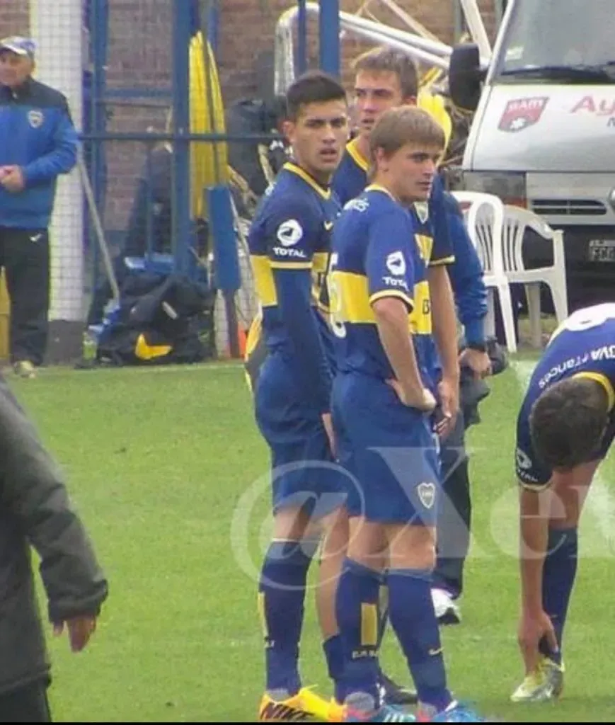 Al lado de Vidal, un tal Leandro Paredes. (Gentileza Sebastián Vidal)