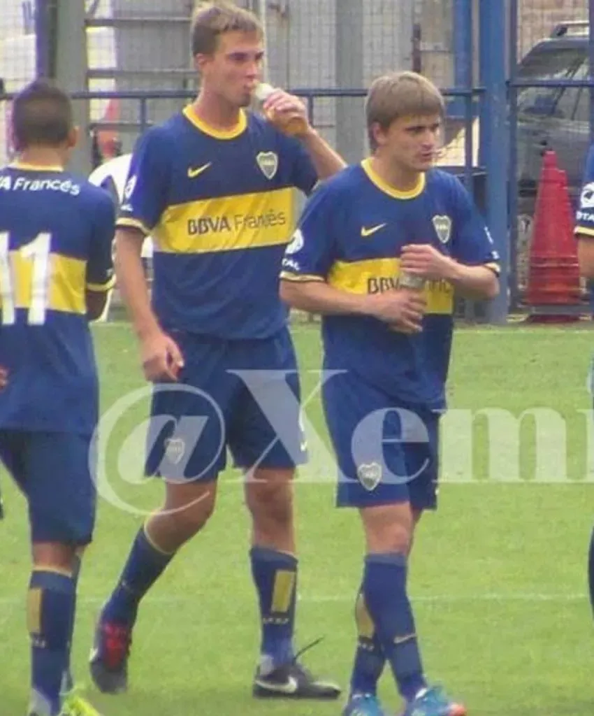 Boca lo formó en la posición de volante central. (Gentileza Sebastián Vidal)