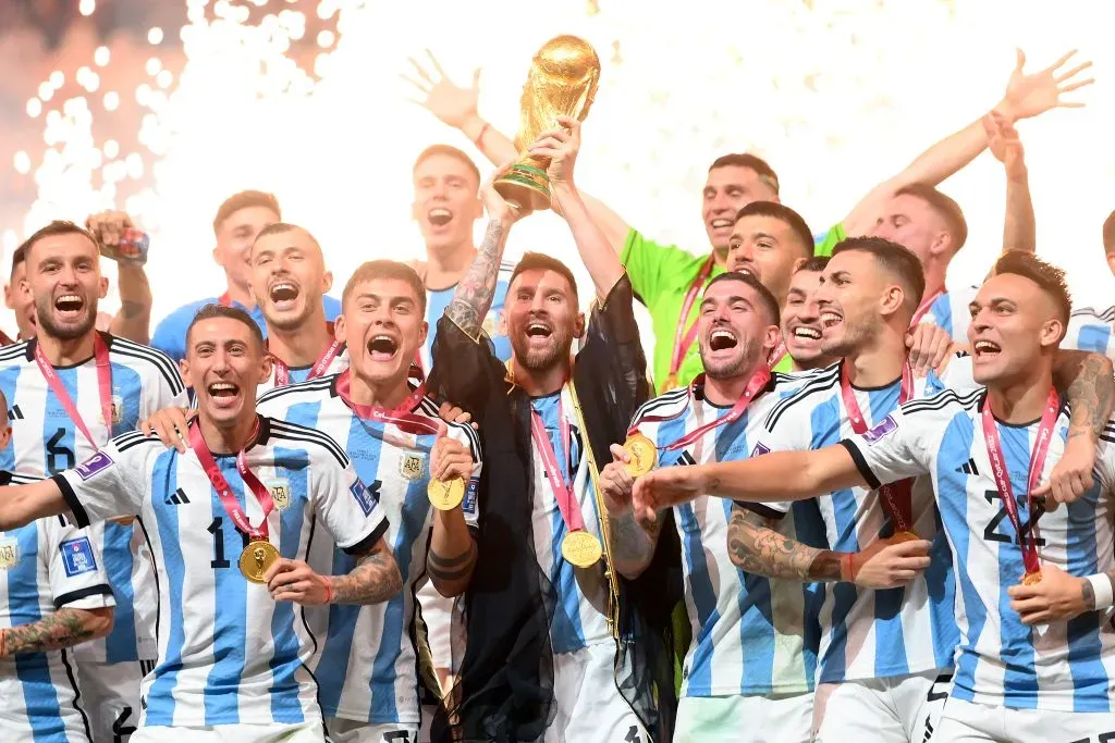 La Selección Argentina campeona en Qatar 2022 (Getty Images)