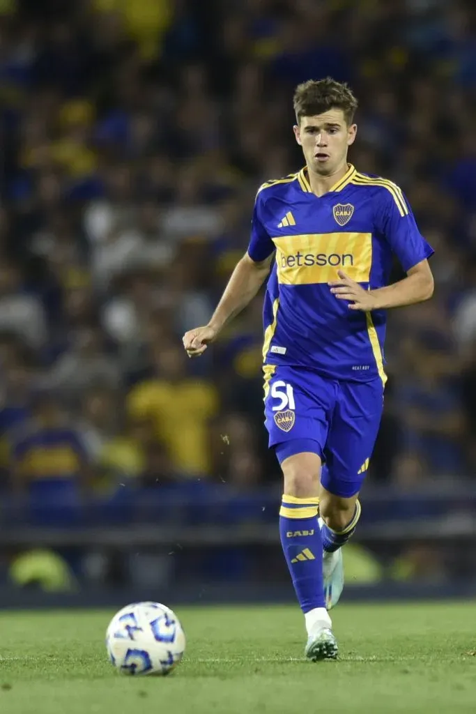 Santiago Dalmasso, uno de los jugadores que Gago bajó a la Reserva de Boca. (Getty Images)