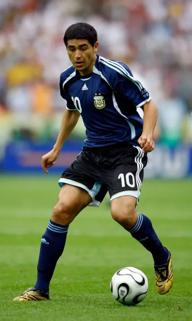 Riquelme era una de las figuras de la Selección de Pékerman. (Getty Images)