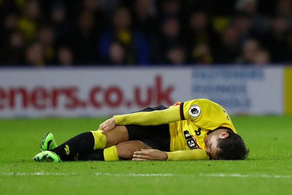 El momento más complicado de Mauro Zárate fue vistiendo la camiseta de Watford. (Getty)