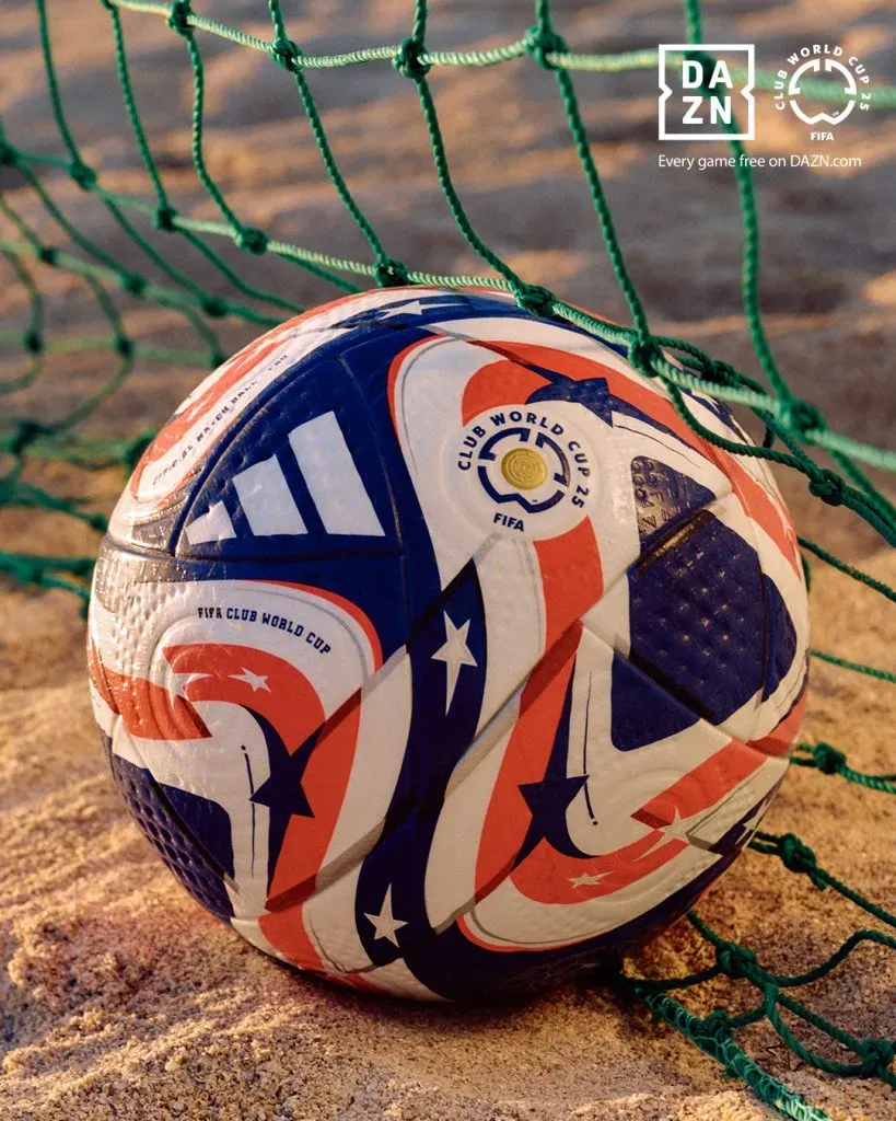 El nuevo balón con el que jugará Boca en el Mundial de Clubes. (@fifaworldcup_es)