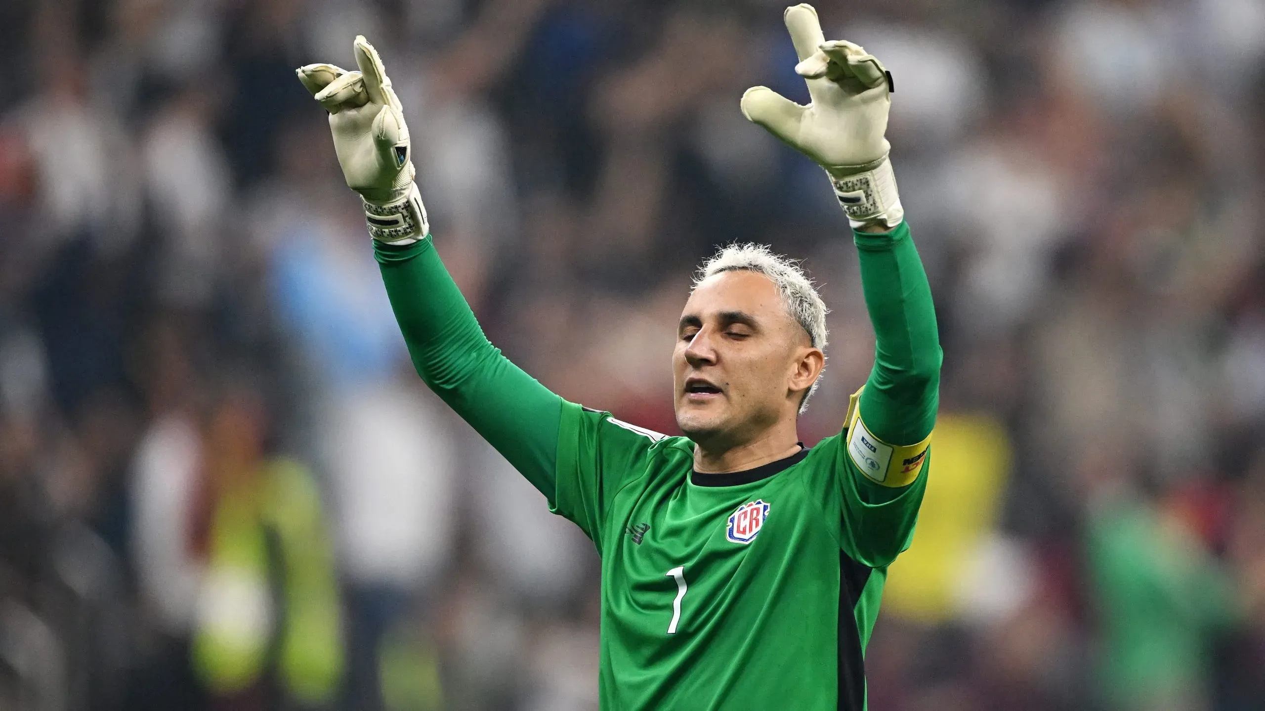 Navas viajó a Costa Rica antes del partido contra Boca. Foto: Getty Images