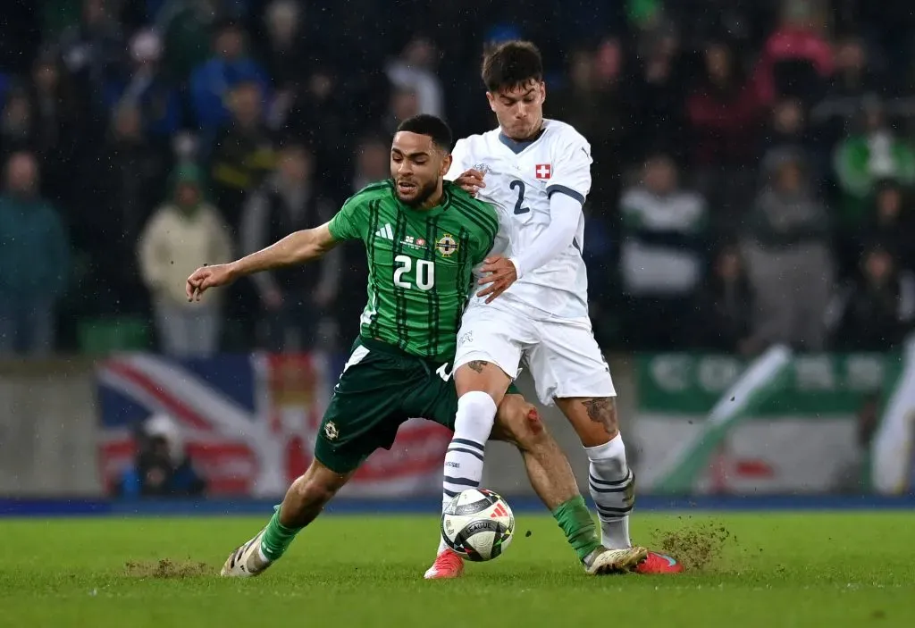 Lucas Blondel en la Selección de Suiza (Getty Images)