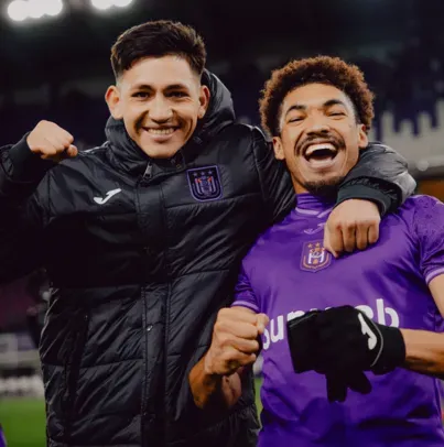 Luis Vázquez, una de las figuras del Anderlecht.