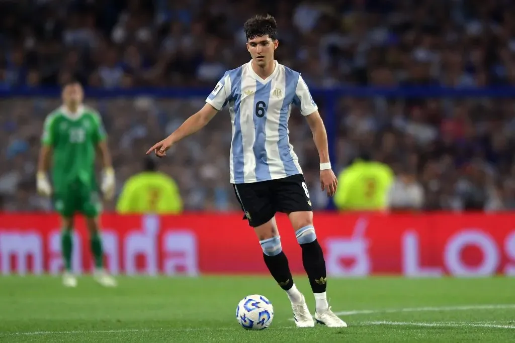 Leonardo Balerdi en la Selección Argentina (Getty Images)