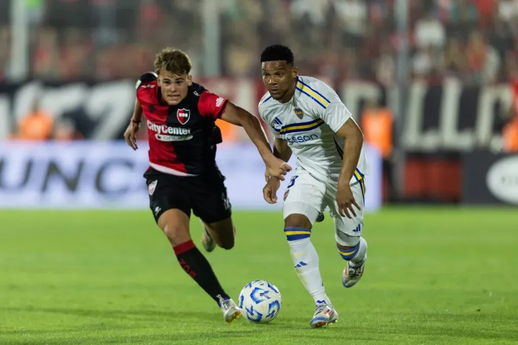Frank Fabra y un pedido que no existió, según Gago. (Getty)