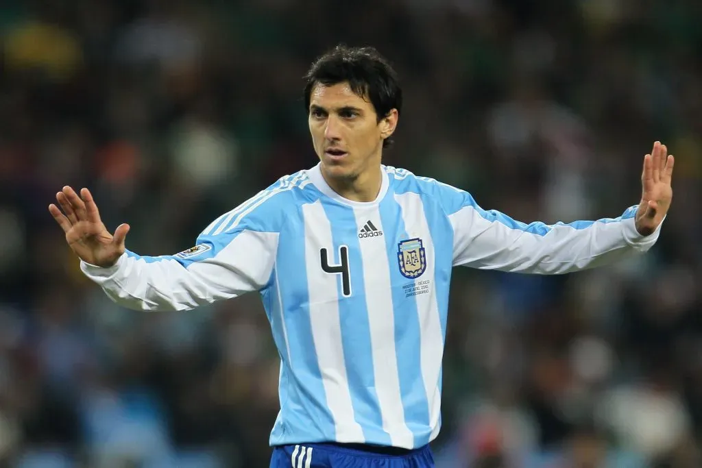 Nicolás Burdisso en la Selección Argentina 2010 (Getty Images)
