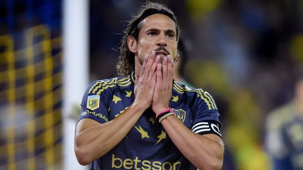 Cavani habló sobre la falta de gol en Boca. Foto: Getty Images
