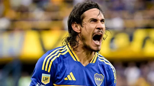 Edinson Cavani en Boca