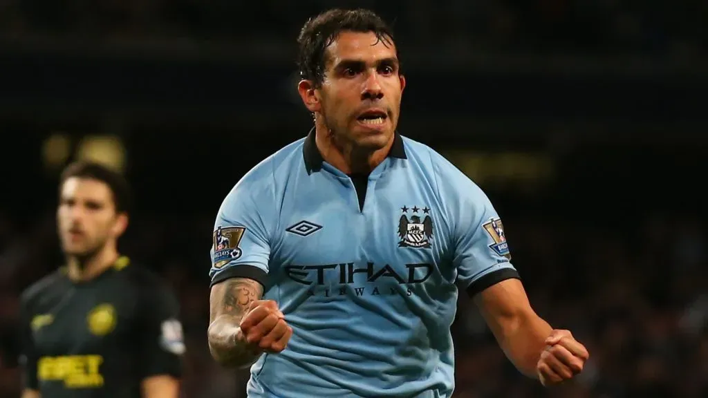 Carlitos Tevez jugó en el Manchester City entre 2009 y 2013. (Getty)