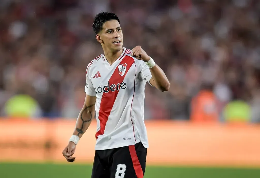 Maximiliano Meza en River (Getty Images)