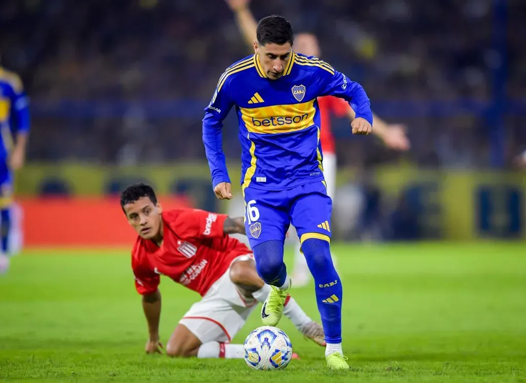 Miguel Merentiel en Boca vs. Estudiantes (Getty Images)