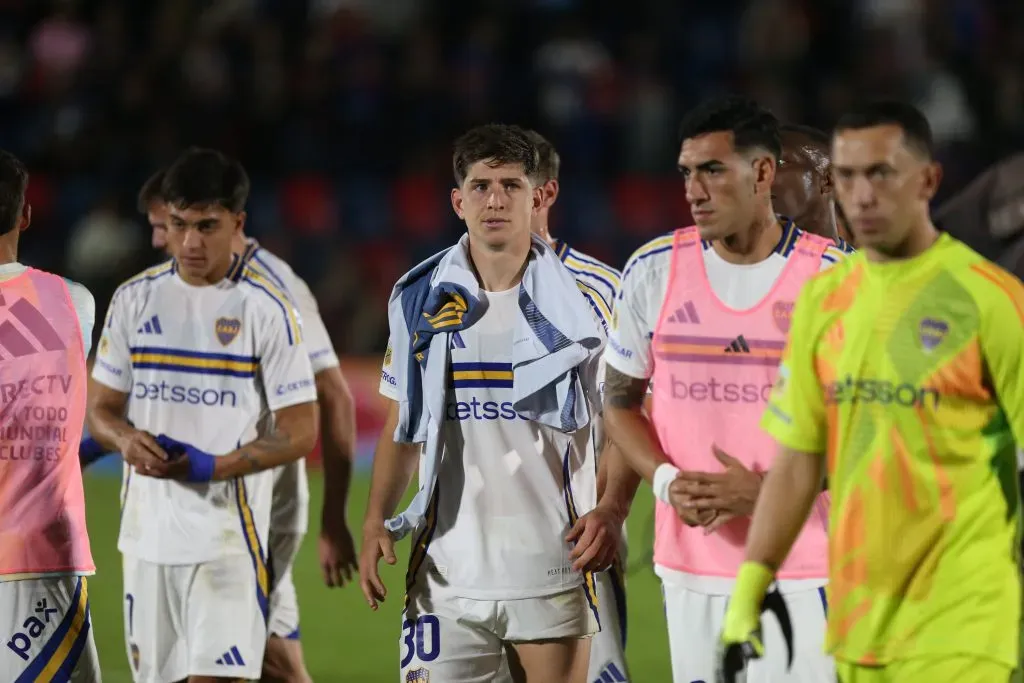 La queja de Belmonte tras el empate en Victoria. Foto: Getty Images