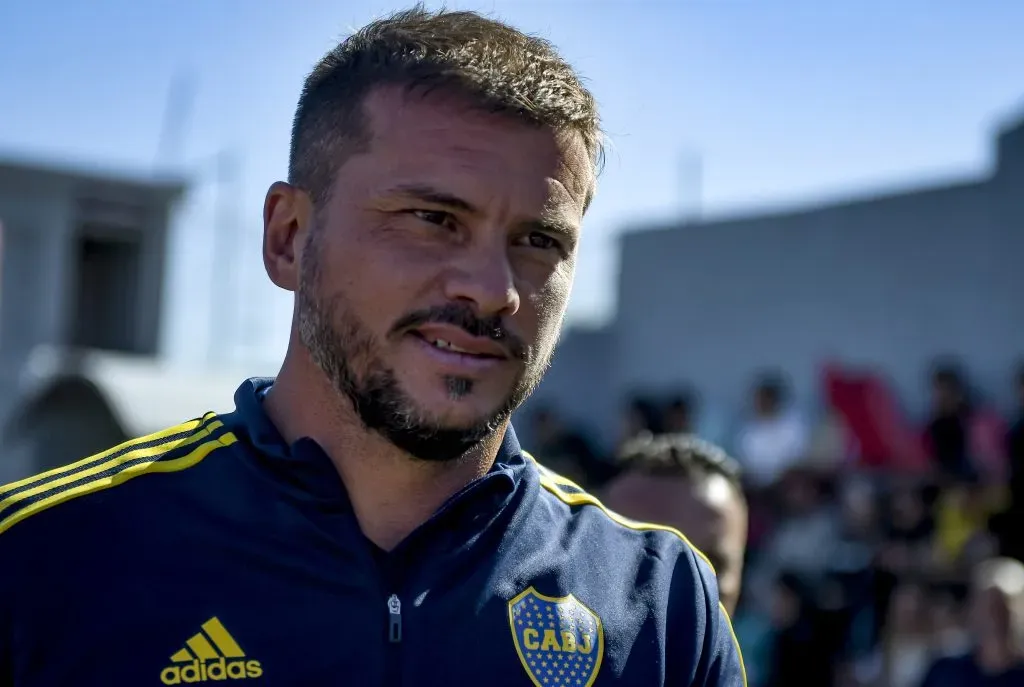 Mariano Herrón, DT interino de Boca (Getty Images)