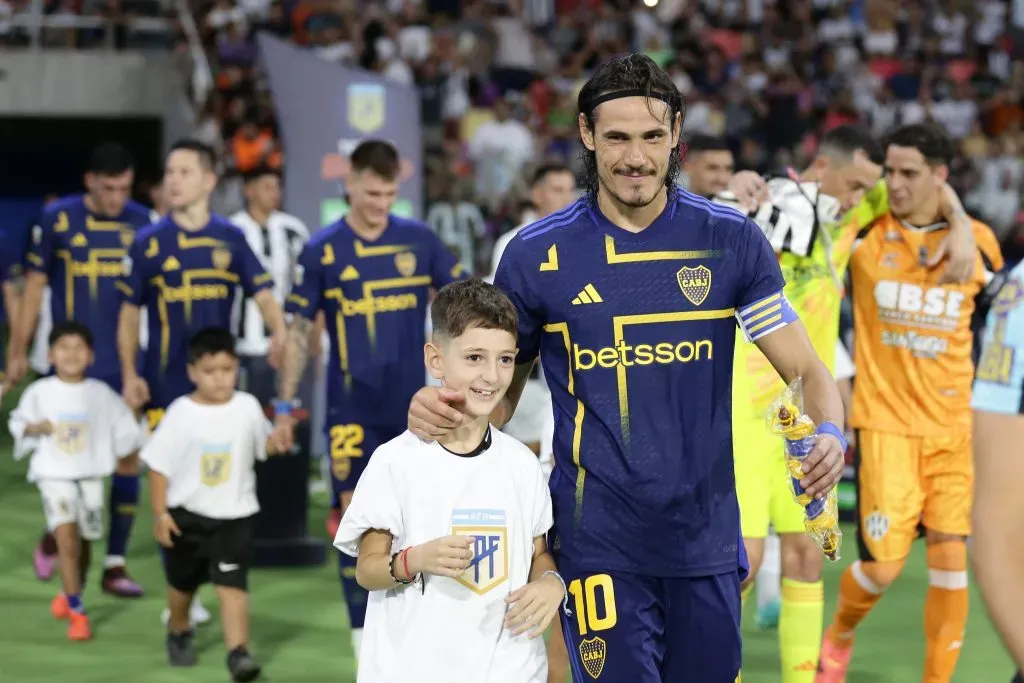 Edinson Cavani ya está a disposición de Herrón para el Boca-Independiente. (Getty)