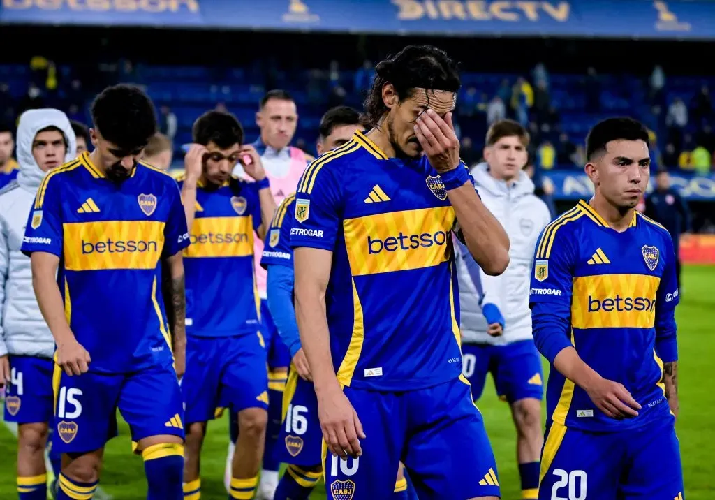 Los jugadores de Boca van a descansar tras la caída con Independiente. (Getty)