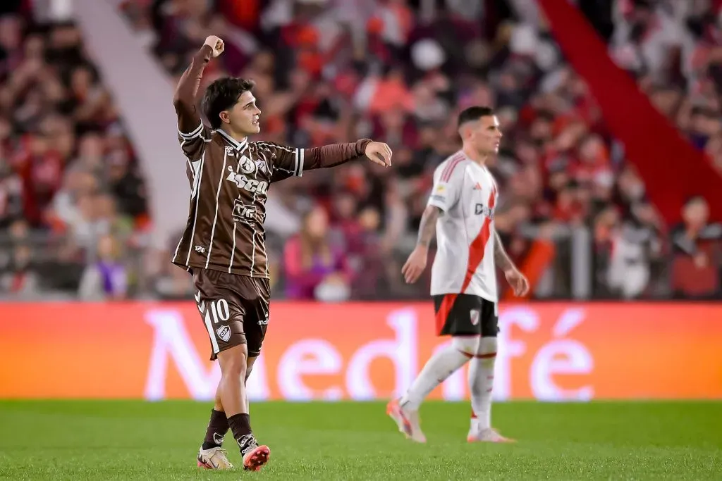 Vicente Taborda en Platense vs. River (Getty Images)