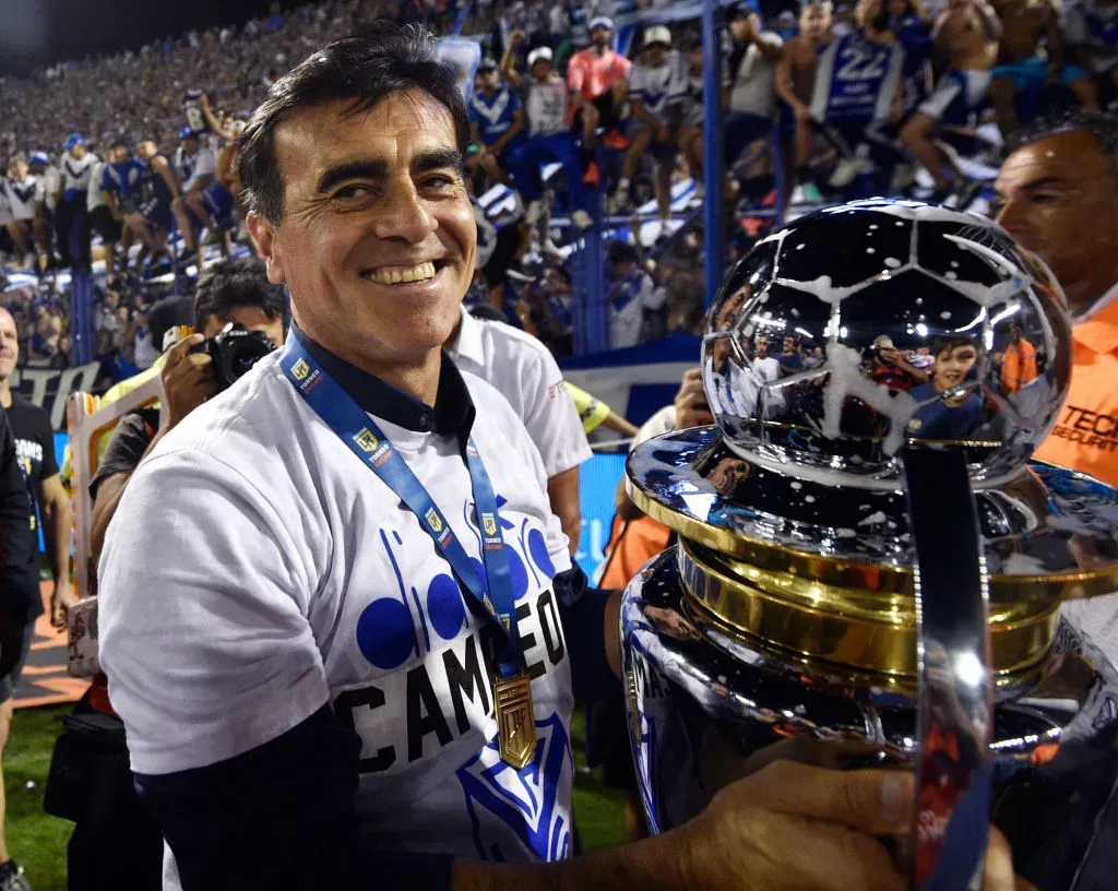 Gustavo Quinteros, campeón con Vélez. (Getty)